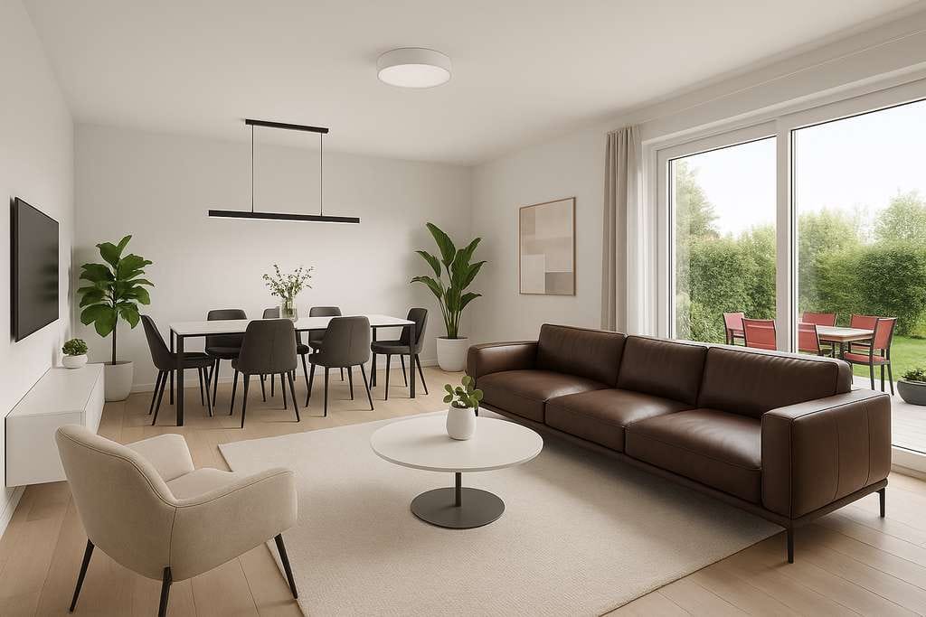 Immobilie in Untereisesheim - DESIGN - RAUM - LICHT - Neubau DHH auf höchstem Niveau - Bild 1