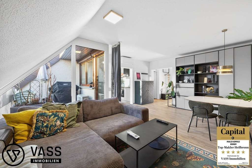 Immobilie in Untergruppenbach - Sanierte 2-Zimmer-Wohnung mit Stellplatz und Loggia in Untergruppenbach - Bild 3