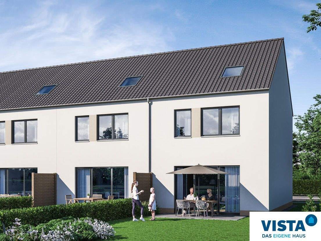 Immobilie in Langenlonsheim - Hermann Immobilien:  Frühstücken auf der Terrasse! (RMH A2) - Bild 0
