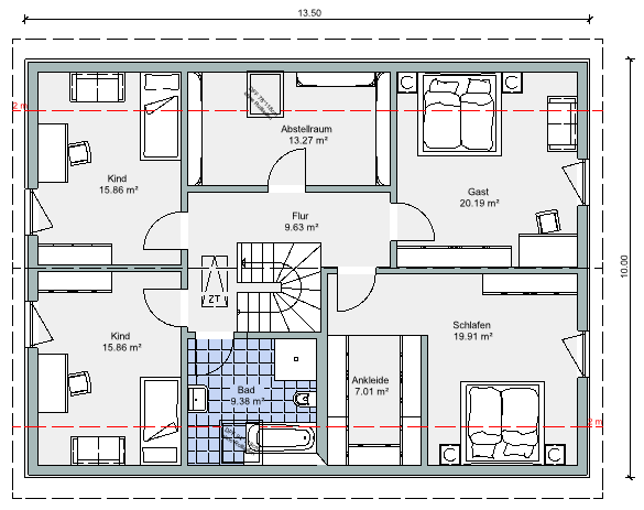 Immobilie in Starzach - Generationenhaus "Plus 223" mit seperatem Appartment im Grünen - Bild 3
