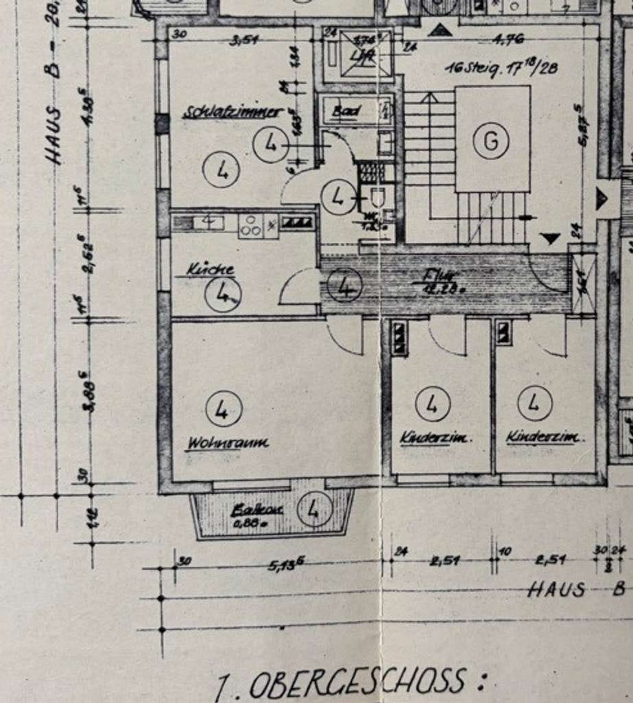 Immobilie in München - Brück Immobilien - Vermietete 4 Zi.-Eigentumswohnung mit Balkon - Bild 1
