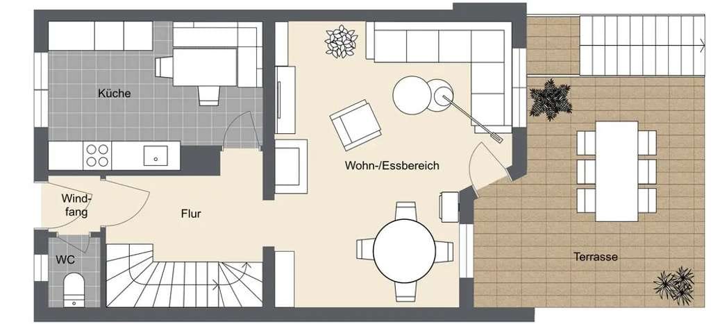 Immobilie in Bellenberg - Gepflegtes Reihenmittelhaus mit Garage in ruhiger Lage - Bild 1