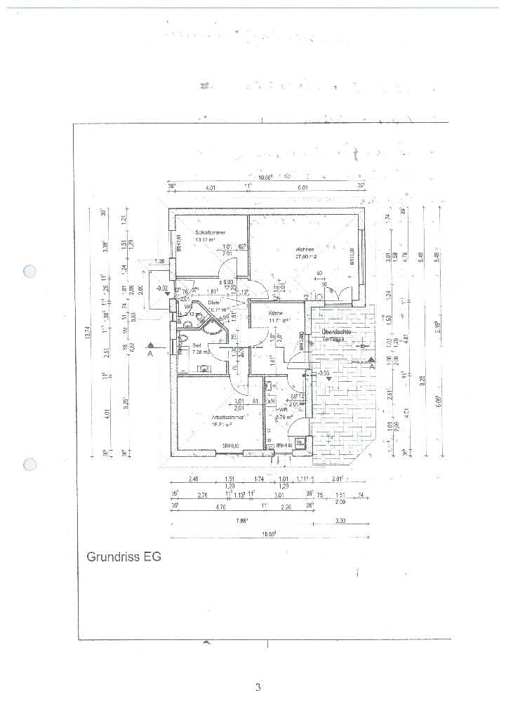 Immobilie in Holthusen - Schöner Einfamilienhausbungalow mit 3 Zimmern und Garage mit Werkstatt in Pampow - Bild 1