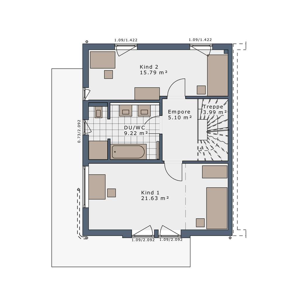 Immobilie in Jettenbach - Präzise Wohnarchitektur: Ihr durchdachtes Zuhause - Bild 3