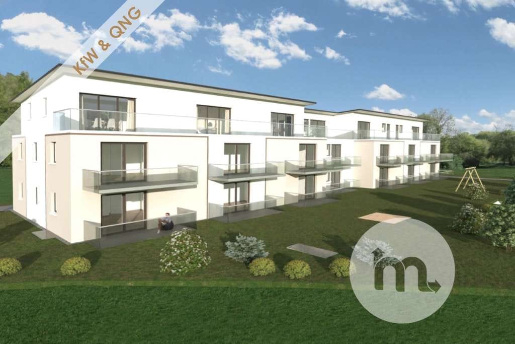 Immobilie in Ehekirchen - KfW40 QNG! 🌳 Attraktive Balkonwohnung mit zwei TG-Stellplätzen - Bild 0