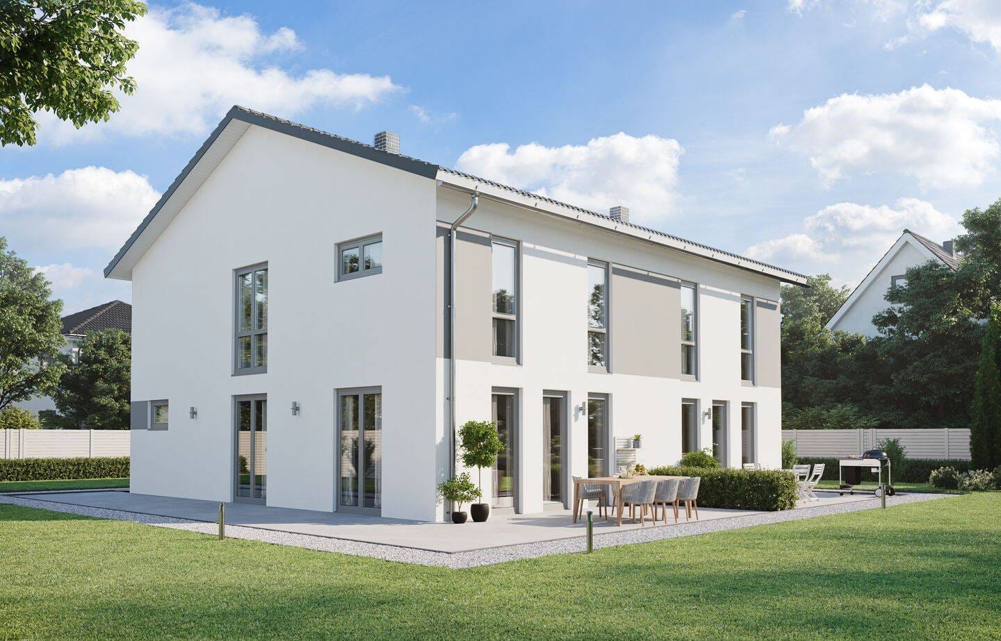 Immobilie in Oberhausen-Rheinhausen - Oberhausen-Rheinhausen – Neubau Doppelhaushälfte in ruhiger Lage - Bild 0