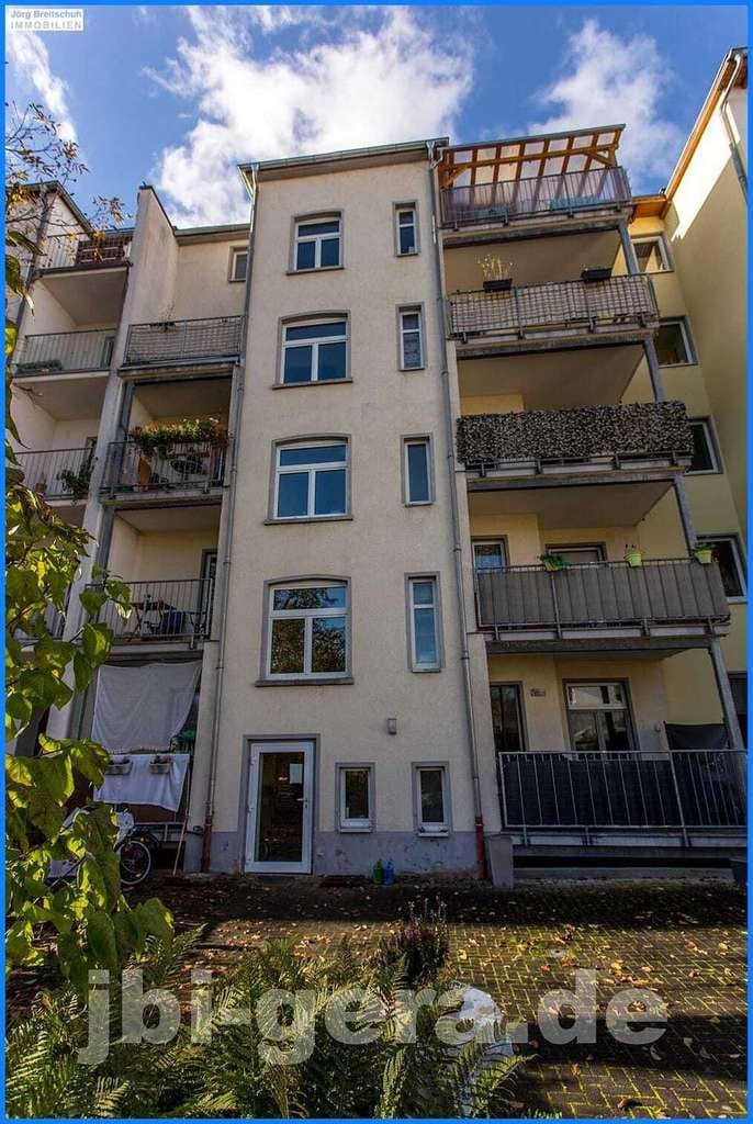 Immobilie in Gera - Mehrfamilienhaus mit Balkonen, Gartengrundstück in Gera-Debschwitz Energiewert 75,5 - Bild 1
