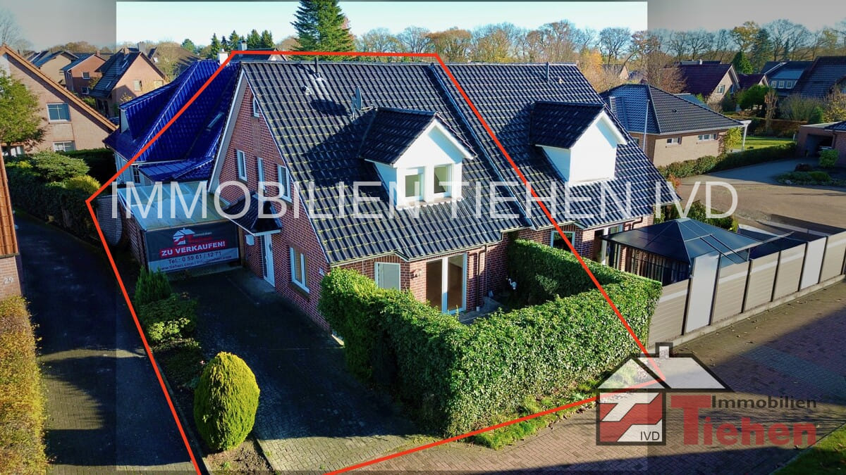 Immobilie in Haselünne - GÜNSTIGER WIRD´S NUR GESCHENKT!
Moderne Doppelhaushälfte (Links) mit hellem, funktionalem Grundriss PROVISIONSFREI! - Bild 1