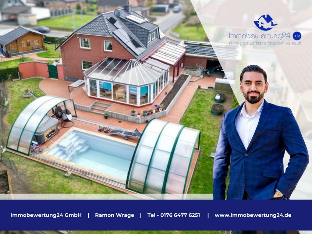 Immobilie in Mariental - Hochwertiges Einfamilienhaus mit Poolhaus, Sauna und Doppelgarage in Mariental - Bild 0