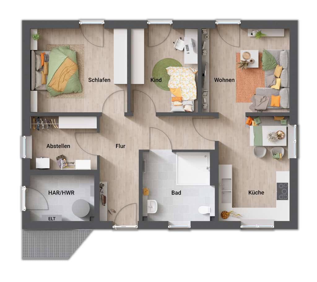 Immobilie in Großalmerode - Platz auf 187 m² Wohnfläche im Mehrfamilienhaus in Großalmerode - Das Massivhaus für Mehr - Bild 4