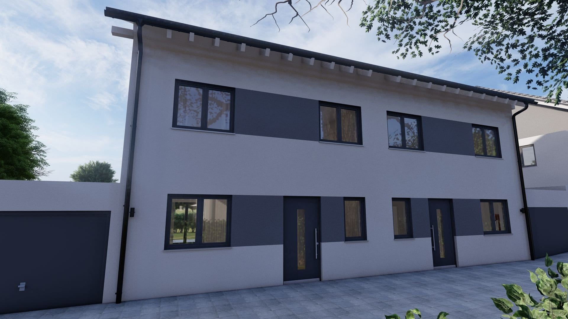Immobilie in Großkarolinenfeld - Neubau. Große moderne Doppelhaushälfte - Bild 3