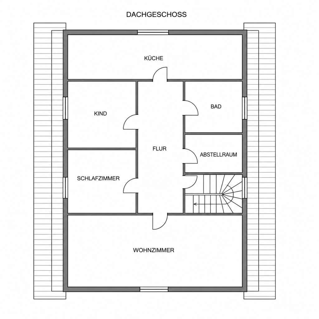 Immobilie in Lohr am Main - Attraktive 3-Zimmer-Wohnung im Dachgeschoss mit Stellplatz und Keller! - Bild 1