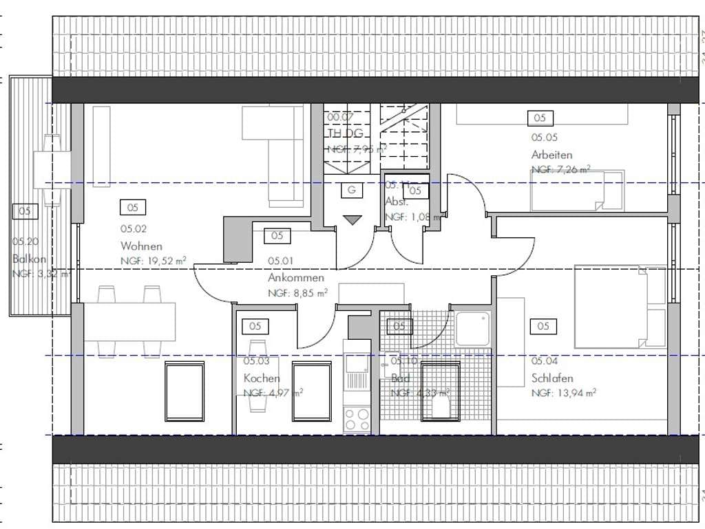 Immobilie in Dossenheim - 3-Zimmer DG-Eigentumswohnung mit Balkon und Stellplatz - Bild 0