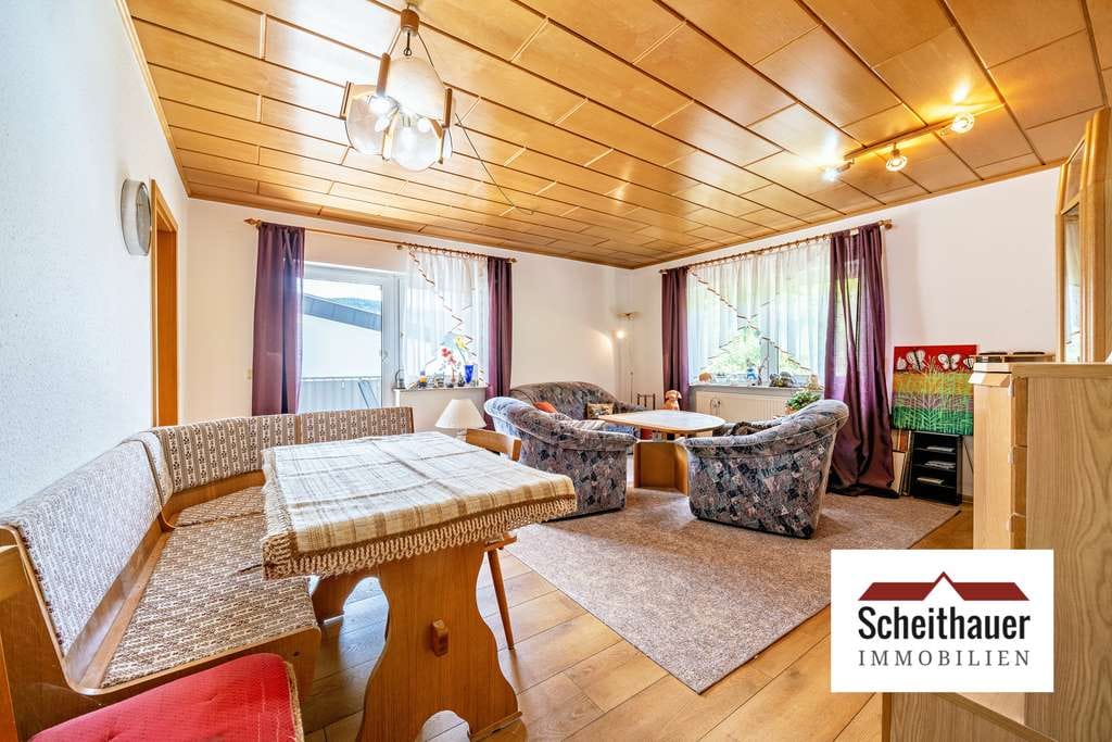 Immobilie in Binau - Gepflegte 2-Zimmer-Wohnung mit Balkon und Carport in Binau - Bild 0