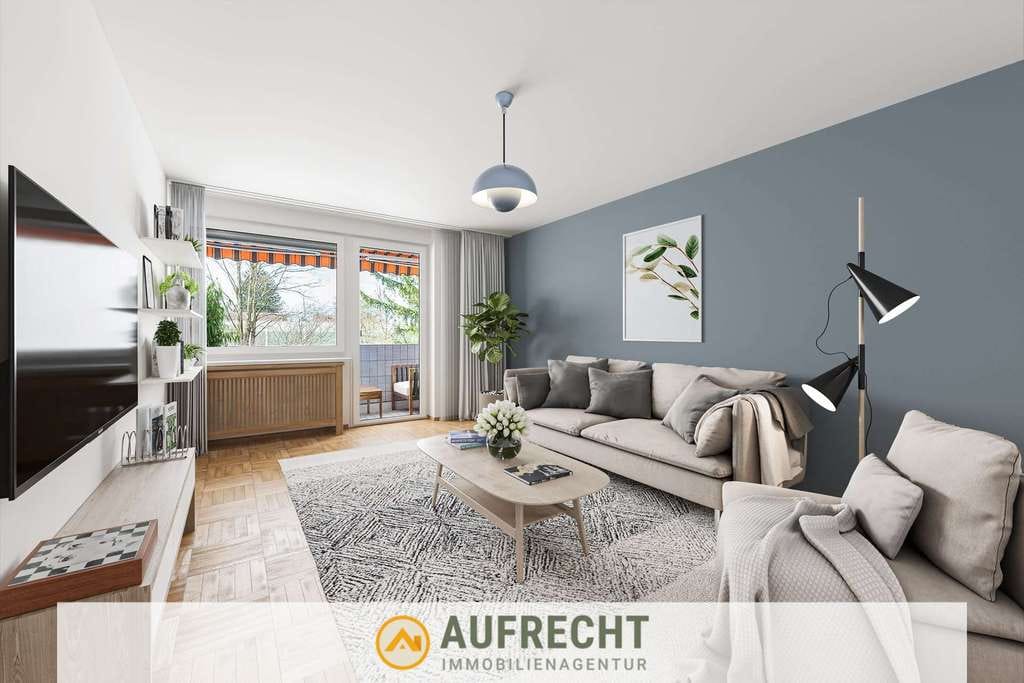 Immobilie in Karlsfeld - A U F R E C H T °POTENZIAL TRIFFT LAGE° geräumige 3-Zi.-Wohnung mit Entwicklungspotenzial in KFD - Bild 0