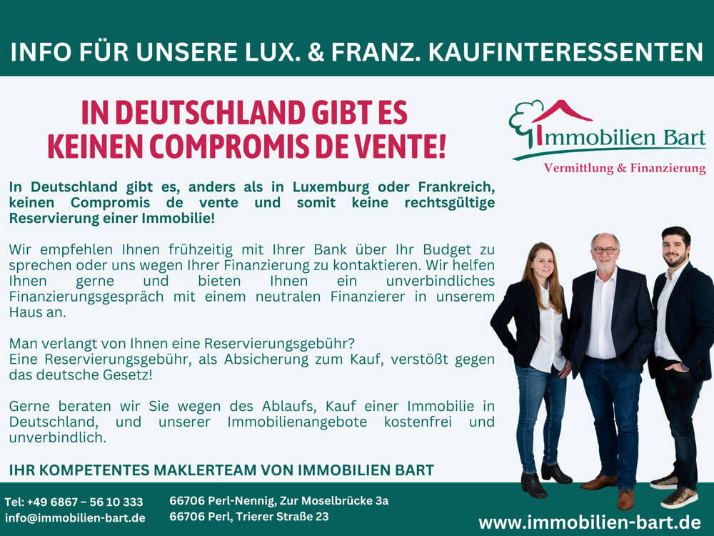 Immobilie in Palzem - GRENZE L-REMICH / WORMELDANGE: NEUE 120 M² WOHNUNG IN TOP LAGE! - Bild 3