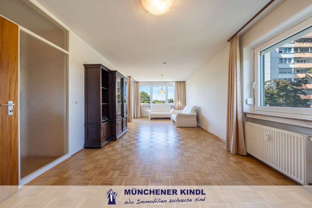 Immobilie in Unterhaching - 91 m² voller Möglichkeiten - Bezugsfreie 3-Zimmer-Wohnung mit großer Loggia - Bild 0