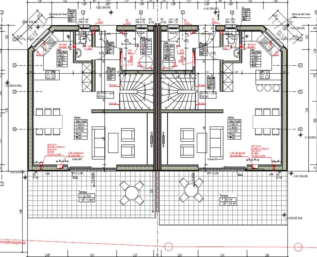 Immobilie in Hiltenfingen - neue Doppelhaushälfte (Haus C) KFW 55 in der Ortsmitte - Bild 4