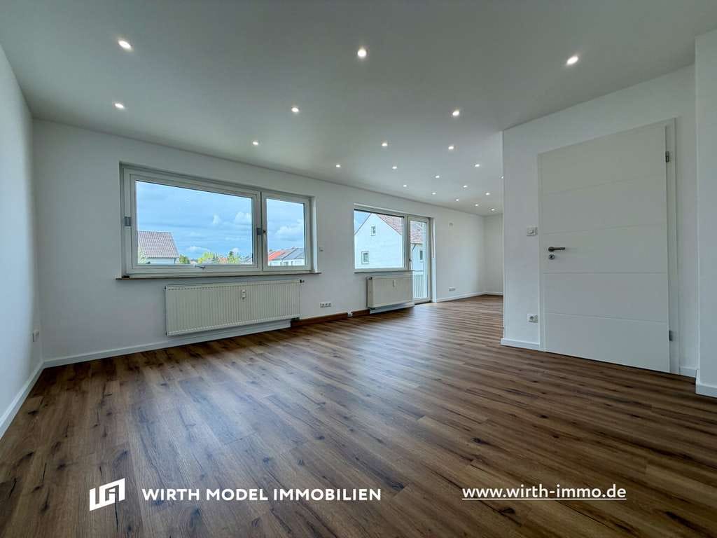 Immobilie in Niederwerrn - Rd. 120 m² | Sanierte 5-Zimmer-Maisonette-Wohnung mit Balkon, Gartenanteil und Garage - Bild 1