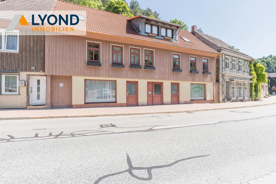 Immobilie in Blankenburg - Zweifamilienhaus in ruhiger Lage von Rübeland, ideal als Pension oder Familienheim! - Bild 0