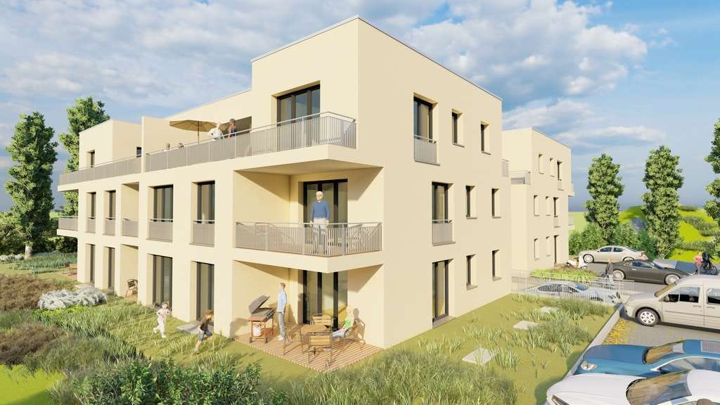 Immobilie in Widdern - Modern, hell, mit Terrasse – 4-Zimmer-Wohnung im Neubau - Bild 1