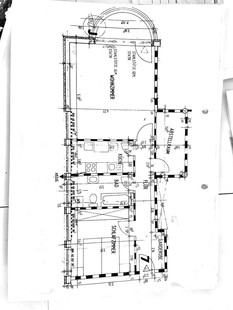 Immobilie in Salzwedel - Zwei Zimmer in Salzwedel: Gepflegte Wohnung mit Einbauküche - Bild 1