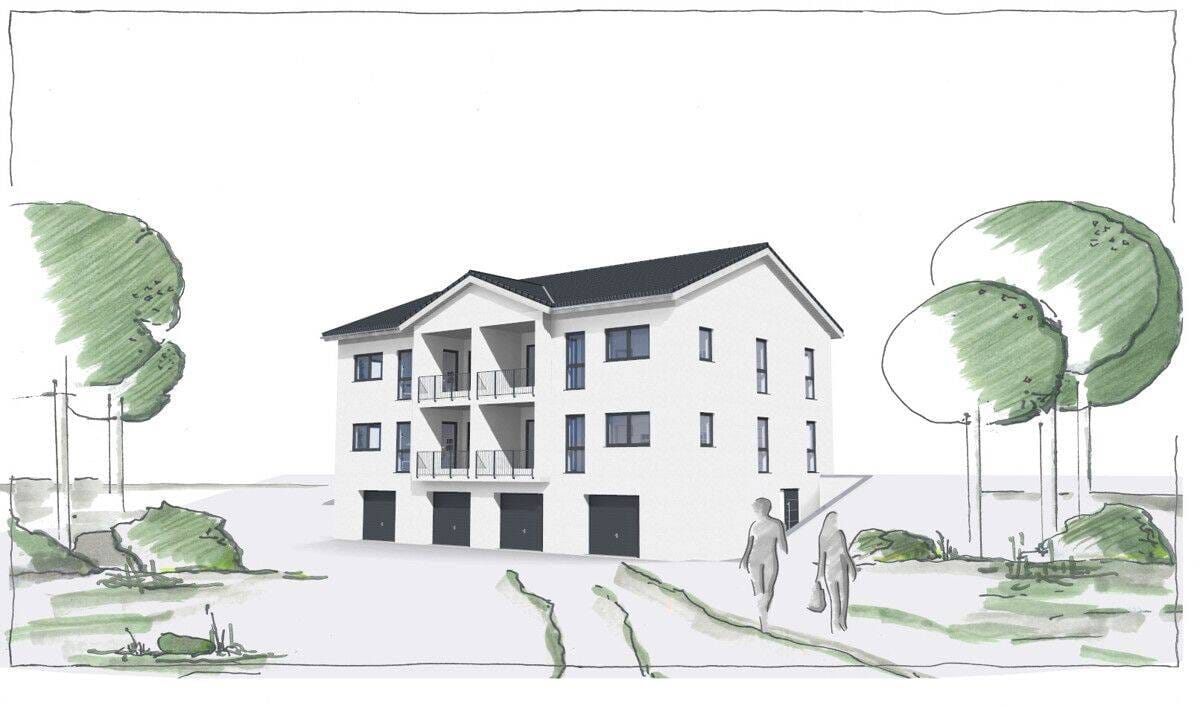 Immobilie in Pilsach - Neubau 4-Familien-Haus mit 2 mal 5 % Abschreibung! - Bild 1