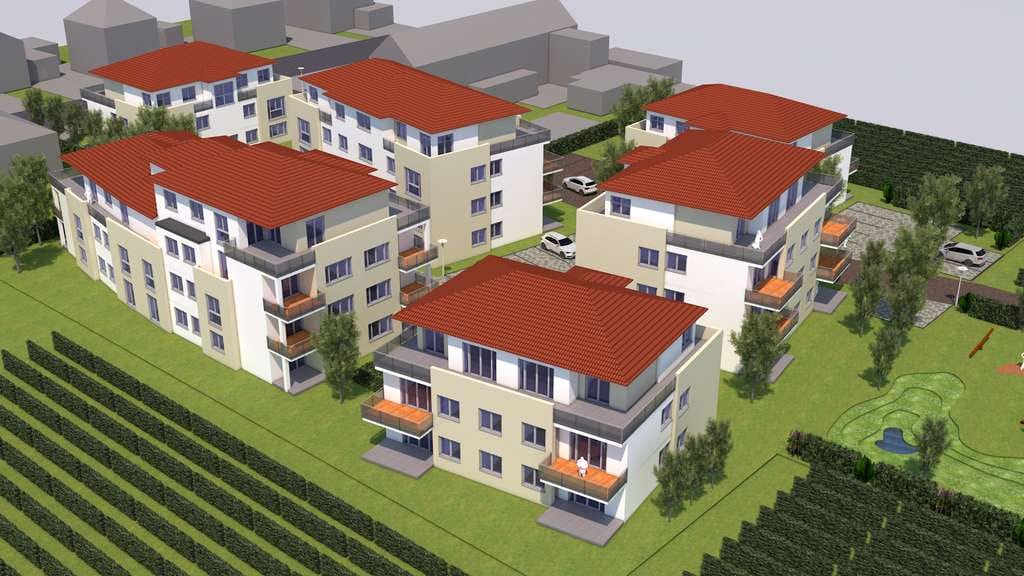 Immobilie in Erpolzheim - Erpolzheim, Wohnen "Am Winzer" - 3-Zimmer-Wohnung 3.204 - Bild 0