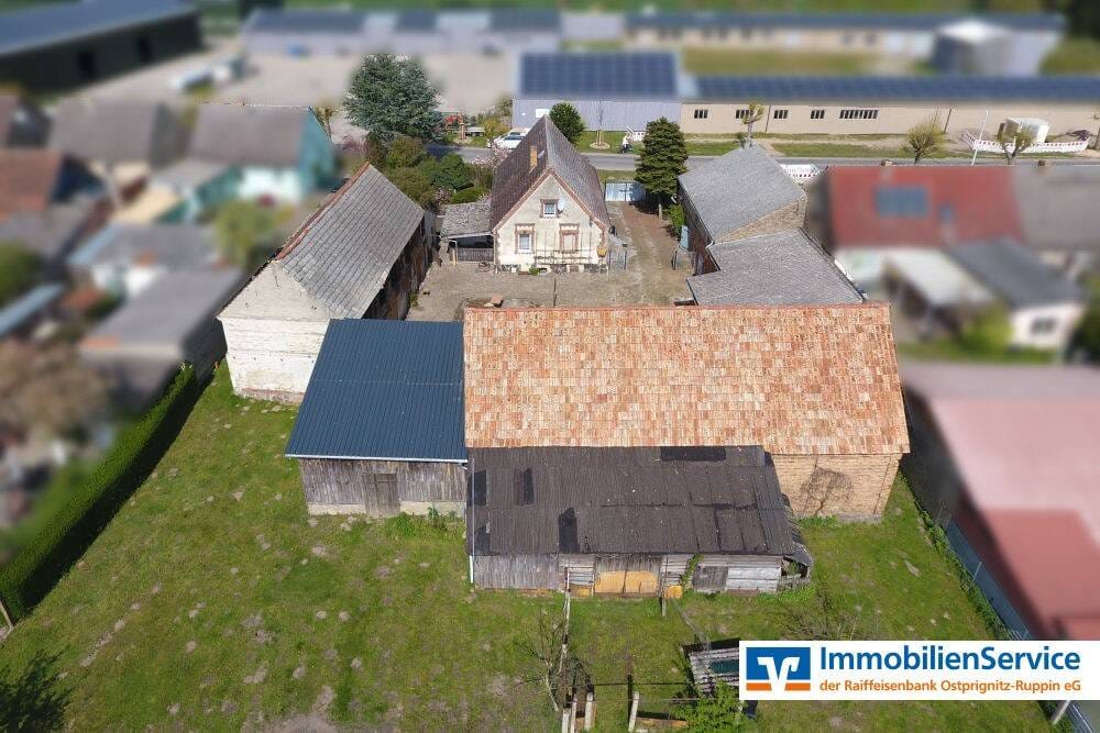 Immobilie in Wusterhausen/Dosse - Idyllisches Hofensemble mit 2.453 m² Grundstück - perfekt für Individualisten und Macher - Bild 4