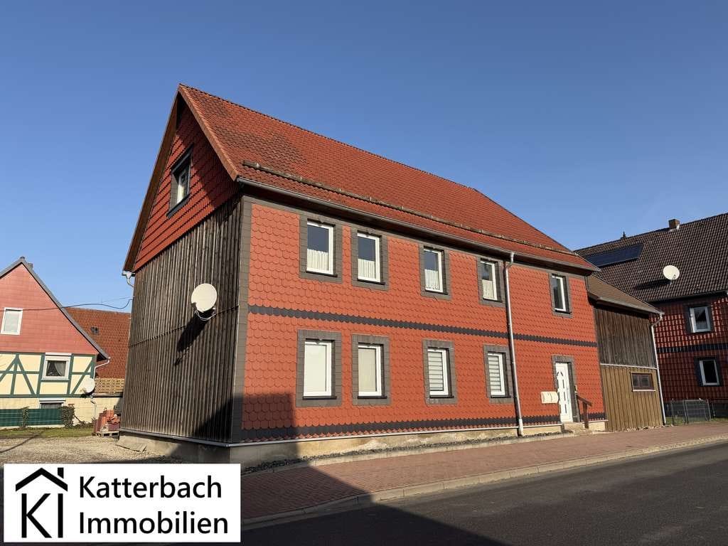 Immobilie in Osterode - Gemütliches Zweifamilienhaus in Schwiegershausen - Bild 0