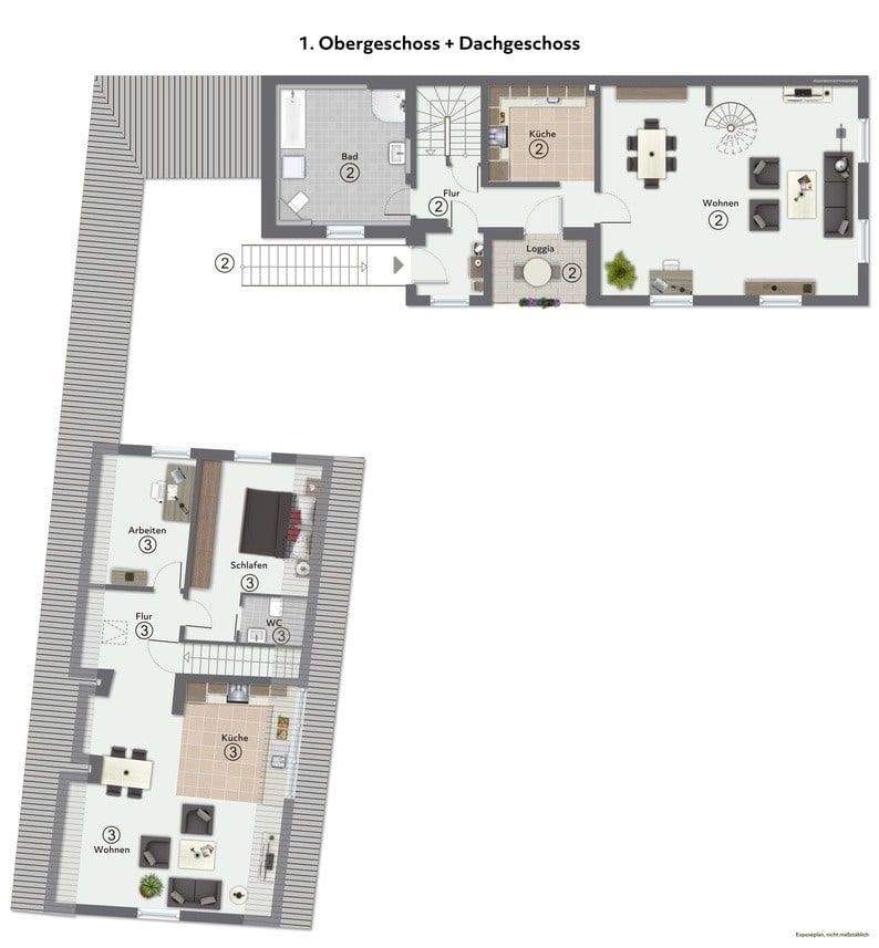 Immobilie in Wittenberg - 2 Wohnungen im Hauptgebäude + 1 Wohnung im Nebengebäude = Exklusives Renditeobjekt - Bild 4