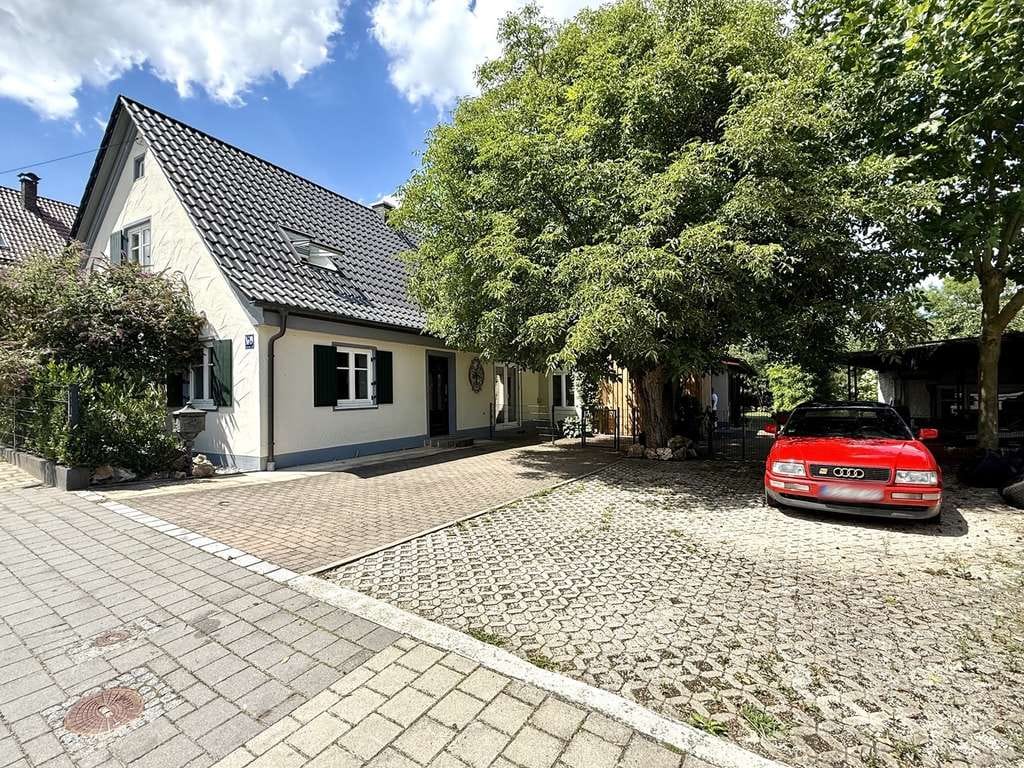 Immobilie in Mödingen - Modernes Landleben mit Stil u. Eleganz! EFH + Bungalow + großes Grundstück, 10 km vor Dillingen - Bild 3