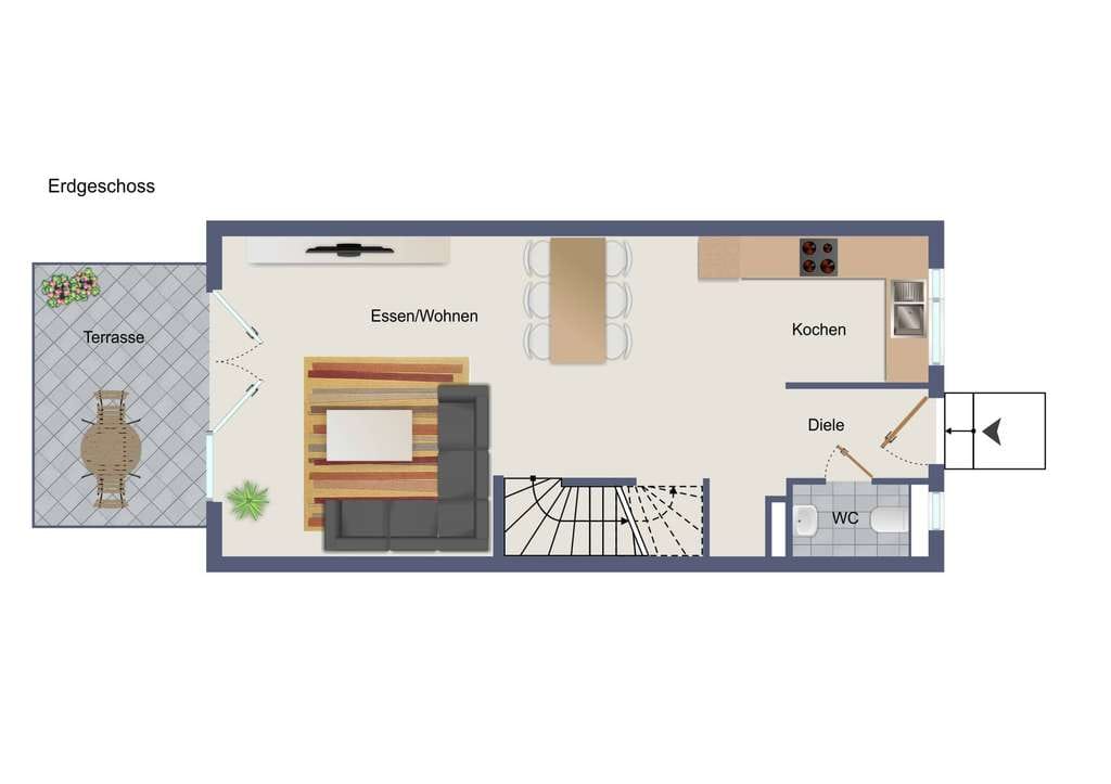 Immobilie in Rheinzabern - Projektiert: Reihenmittelhaus in Rheinzabern mit traumhafter Dachterrasse - Bild 3