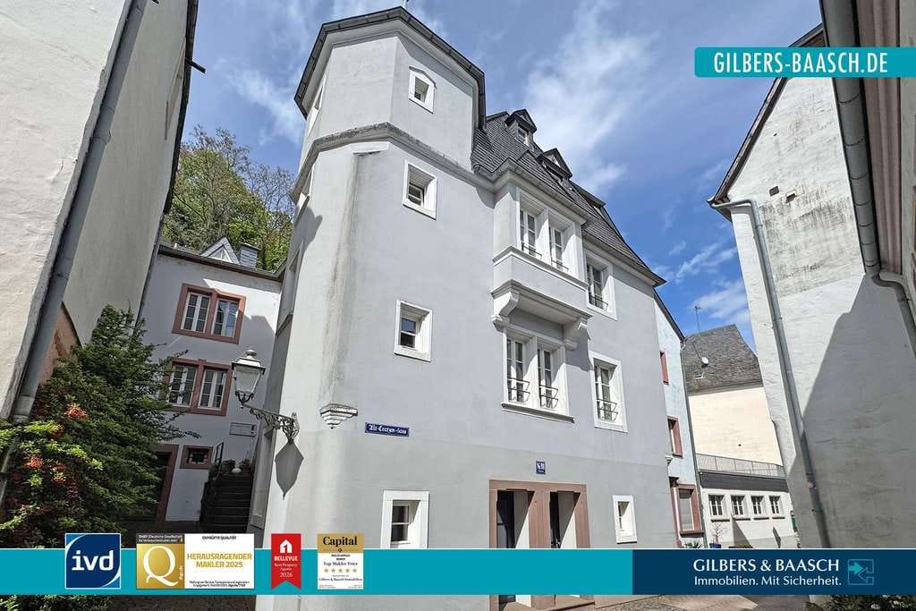 Immobilie in Saarburg - Saarburg: Gepflegtes, historisches Mehrfamilienhaus mit vier Wohneinheiten & einer Gewerbeeinheit - Bild 0