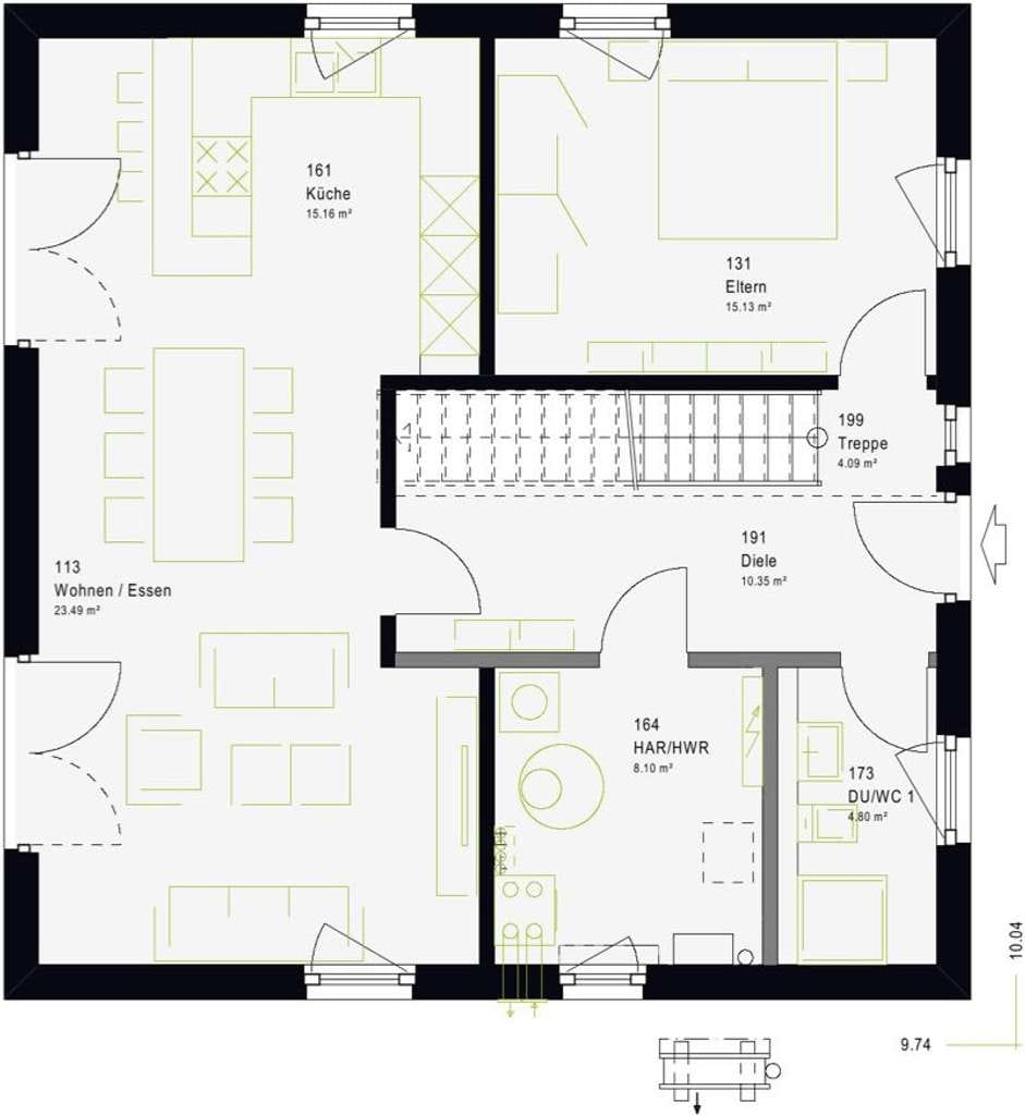 Immobilie in Belgershain - Bau schlau mit PV - massa haus, freundlich, flexibel, effizient! - Bild 1