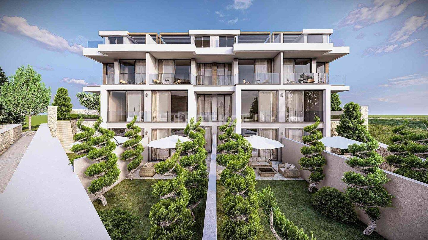 Immobilie in Paitzdorf - Villa mit Pool in einer Anlage mit Meerblick in Antalya Kalkan - Bild 1