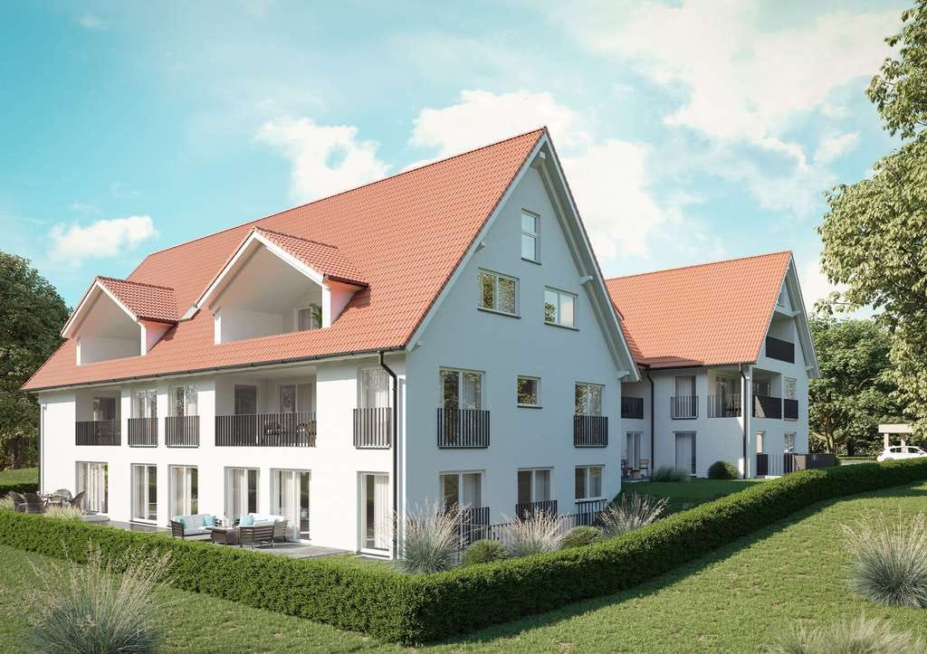 Immobilie in Wittnau - Dachgeschosswohnung mit 4,5 - Zimmern und Loggia - Hohe Decken mit wunderschöner Aussicht - Bild 4