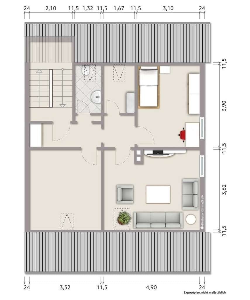 Immobilie in Ditzingen - Vielseitig nutzbares Dreifamilienhaus in Ditzingen- Hirschlanden - Bild 4