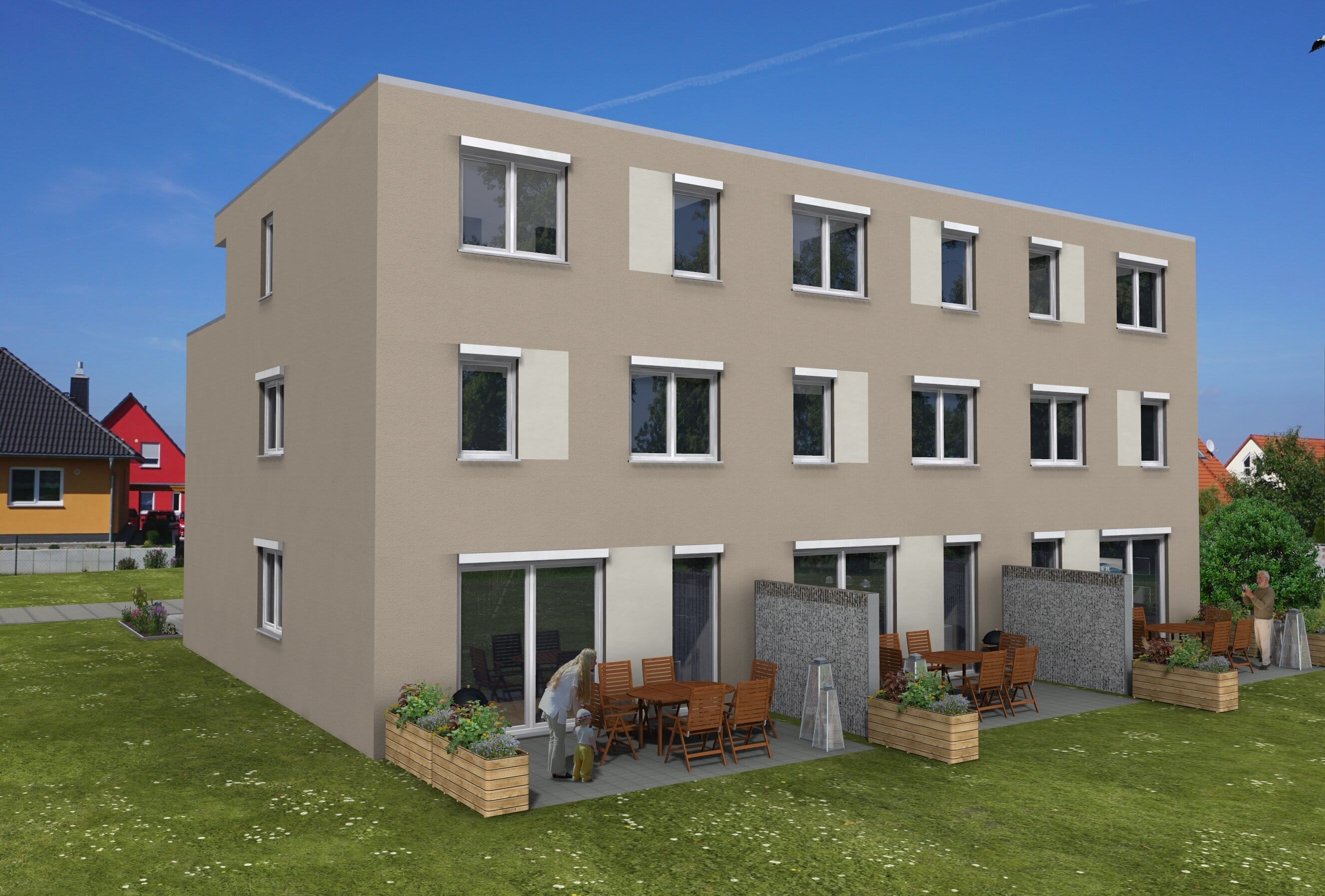 Immobilie in Dogern - Reihenhaus (zwei Eckhäuser und ein Mittelhaus) in Dogern Hatteläcker II - Bild 0