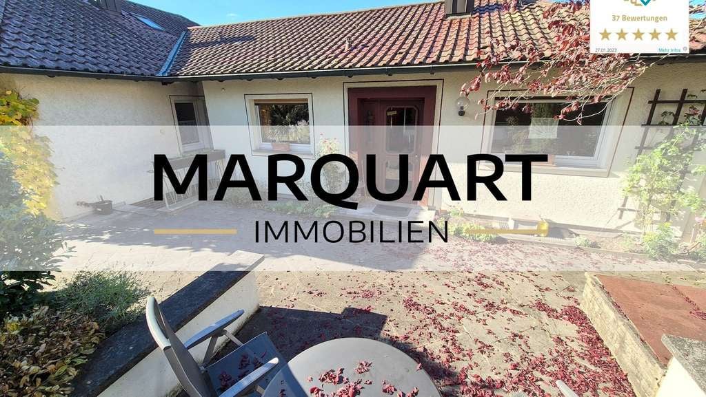 Immobilie in Bad Kissingen - Garitz: Zwei Häuser mit Doppelgarage, Garten und Ausblick - Bild 0