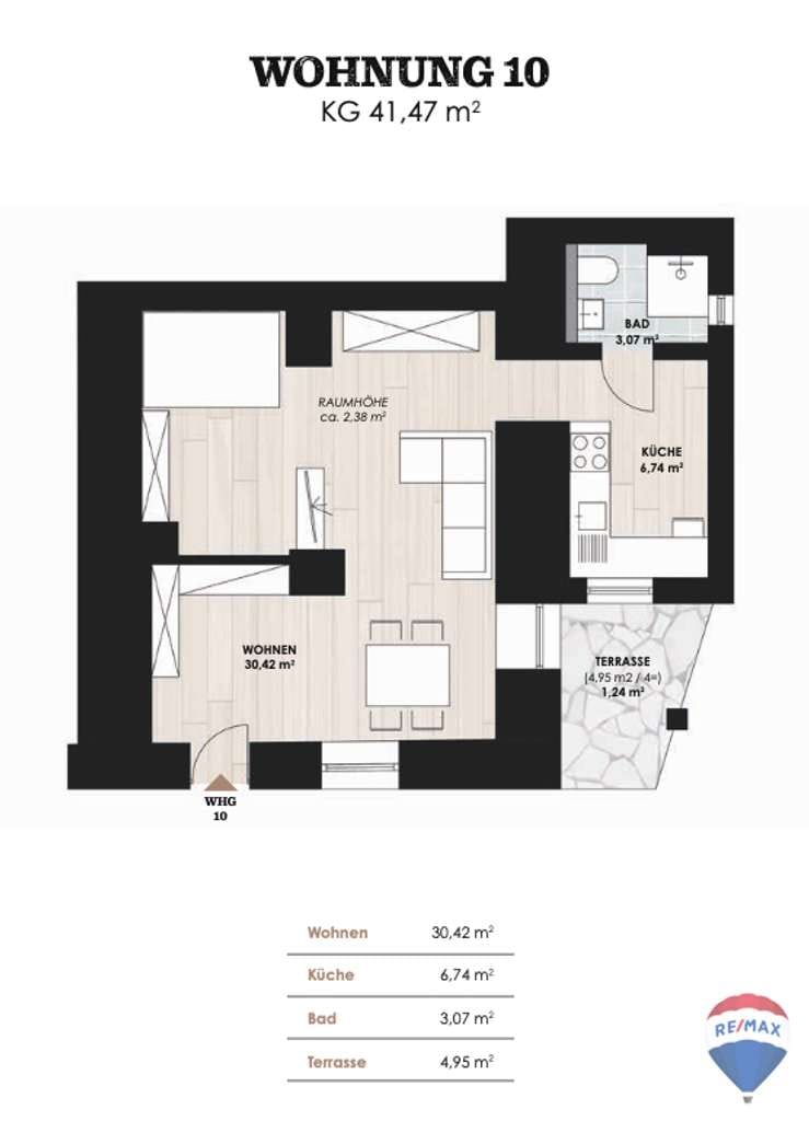 Immobilie in Mistelbach - Kapitalanleger aufgepasst!
attraktive 1-Zimmer Wohnung in Mistelbach - Bild 0