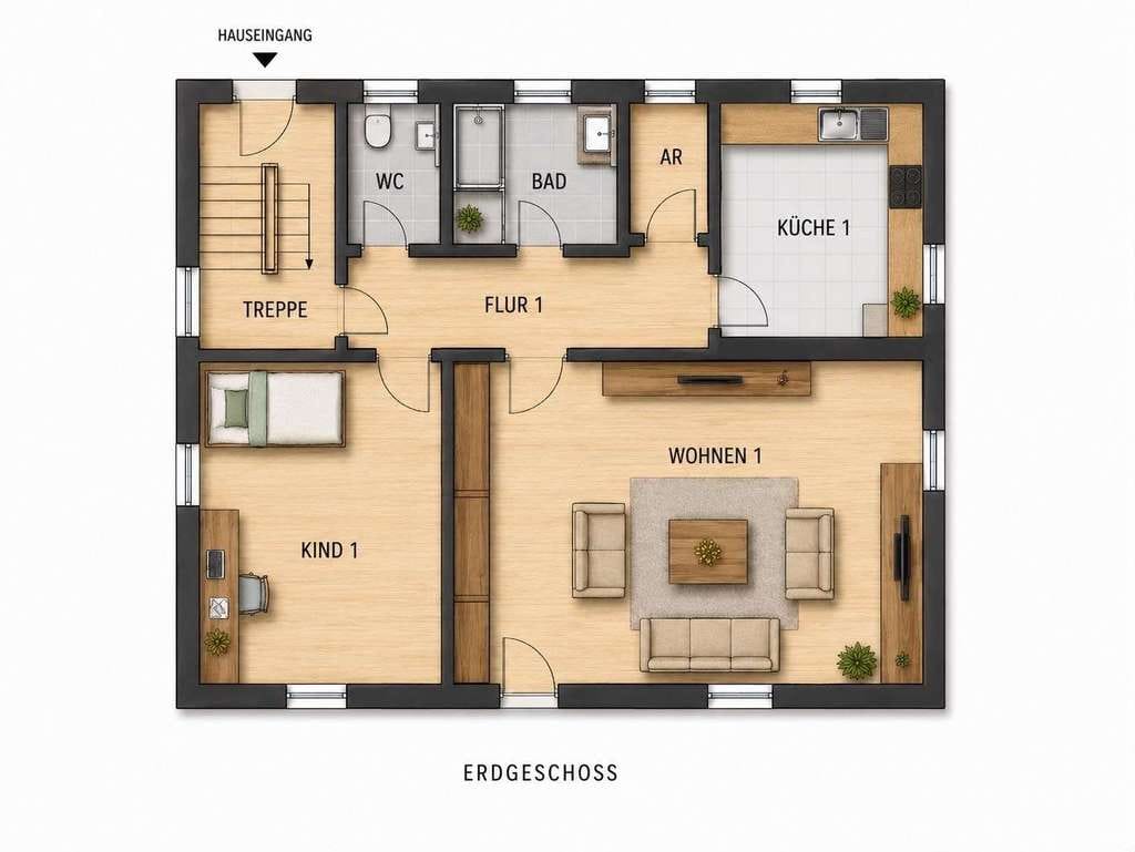 Immobilie in Betzenstein - Charmante 2- Zimmer Eigentumswohnung mit Terrasse und Gartennutzung! - Bild 1