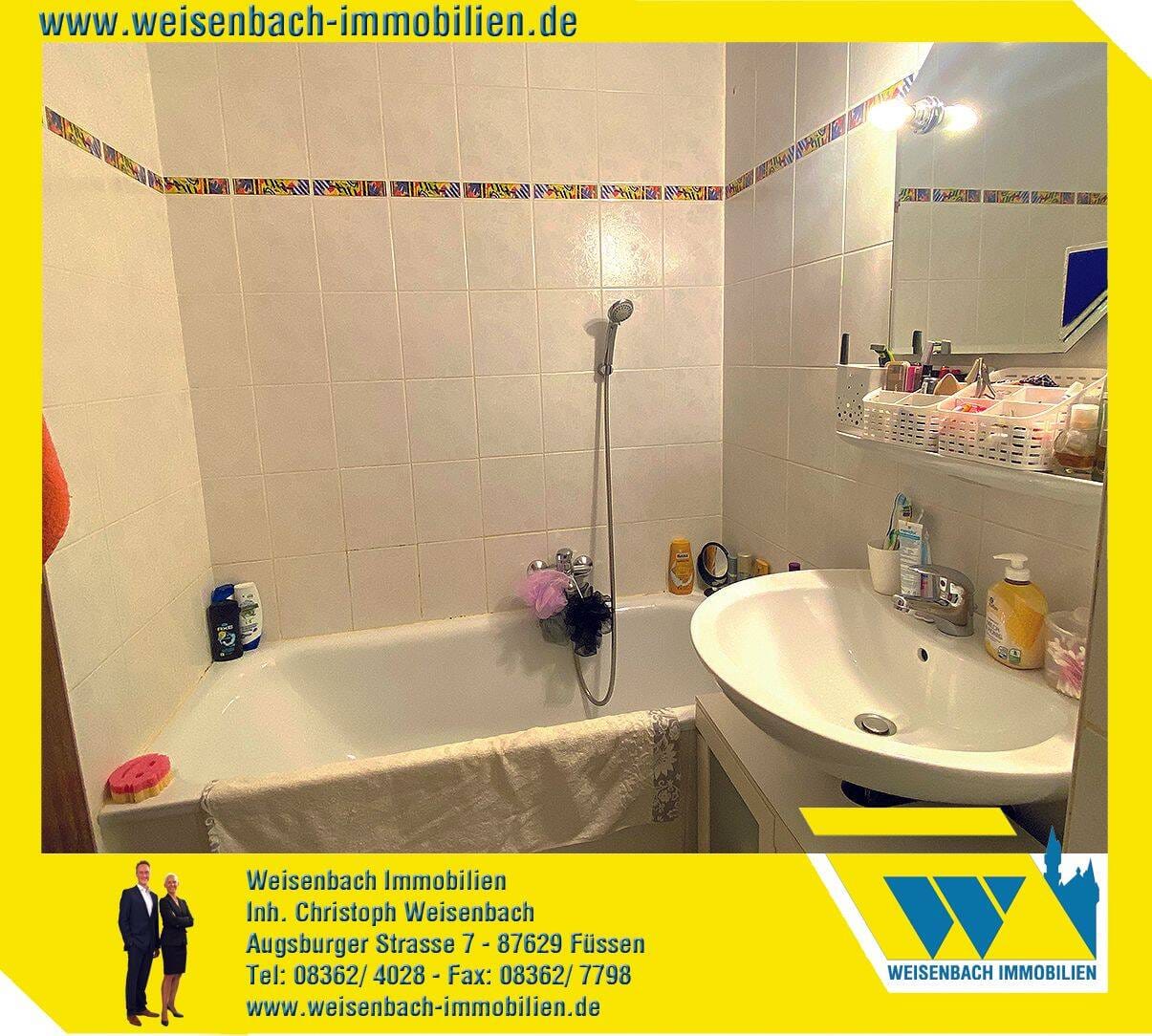 Immobilie in Füssen - Langjährig und solide vermietetes Apartment mit sonniger Westterrasse - Bild 4