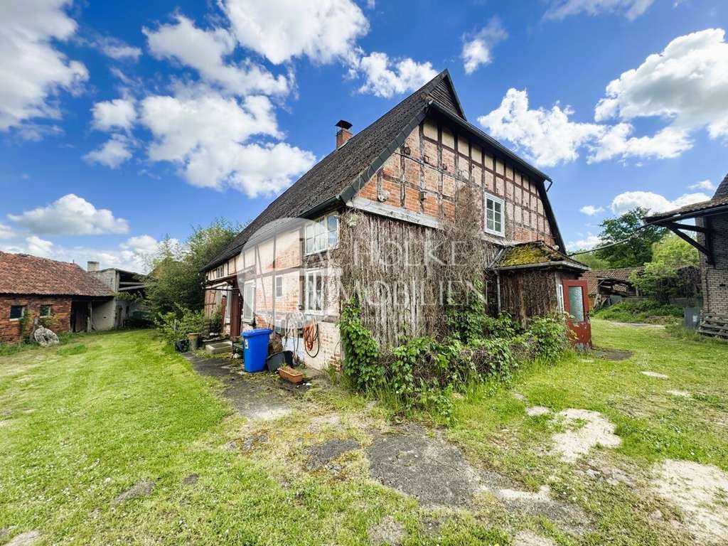 Immobilie in Bergen an der Dumme - Historische Hofstelle mit über 2 Hektar Land – Sanierungsobjekt mit freiem Blick in die Feldmark - Bild 2