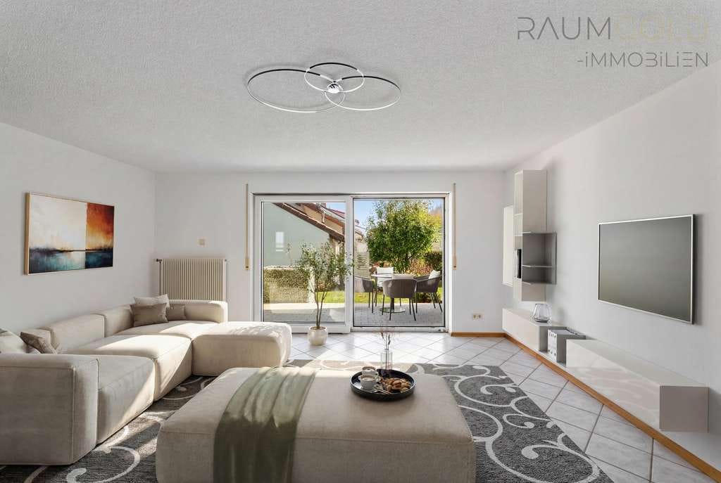 Immobilie in Steinen - Gepflegte 3-Zimmer-EG-Wohnung mit Terrasse, Garten & Garage in Steinen - Bild 1