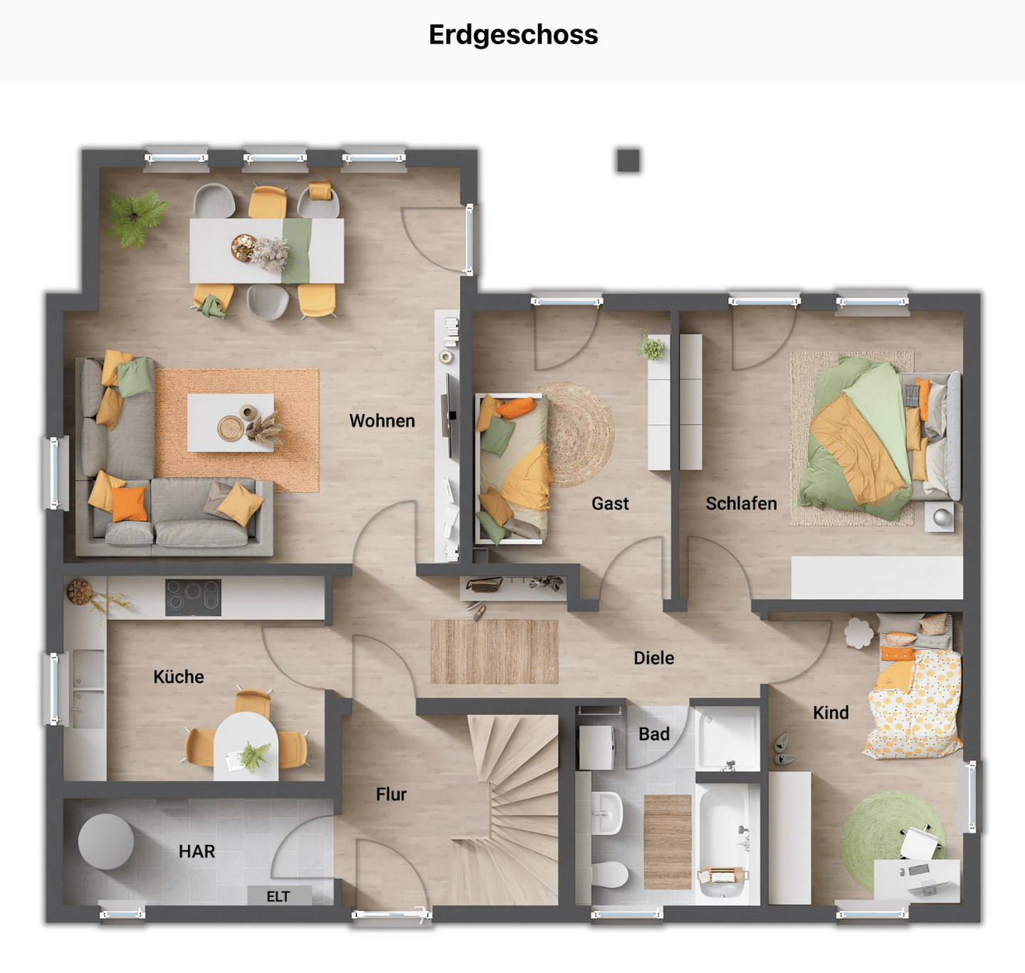 Immobilie in Altenkunstadt - Town & Country Domizil 192 – Zweifamilienhaus / Einliegerwohnung möglich in Altenkunstadt-Woffendorf, Sandstraße - Bild 2