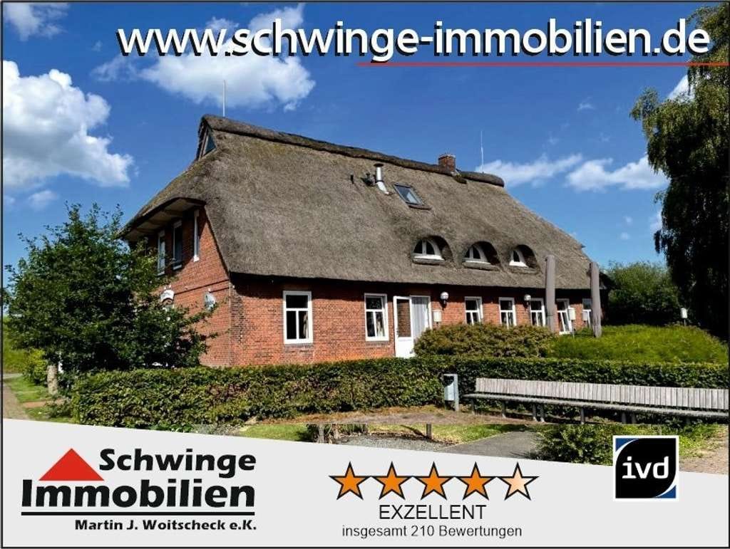 Immobilie in Krummendeich - Ansprechenede Reetdachimmobilie mit Wohneinheiten und Ausbaupotenzial zu verkaufen. - Bild 0