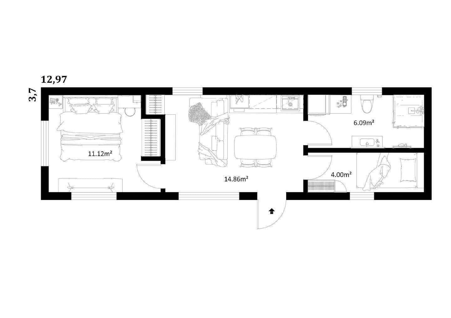Immobilie in Nürnberg - CHALET LUX – Kompaktes Chalet mit hochwertiger Ausstattung im Raum Nürnberg in EH55 - Bild 2