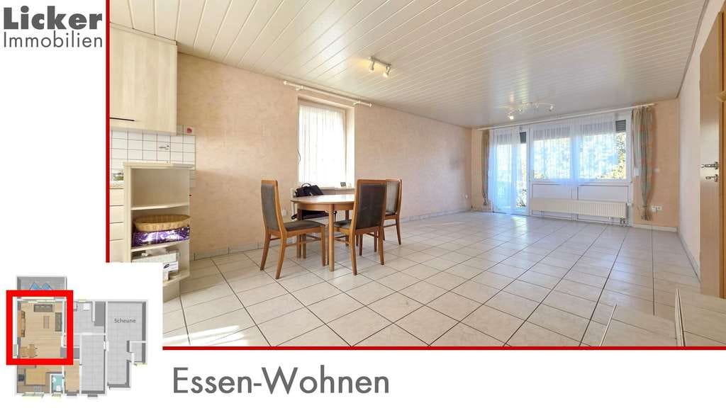 Immobilie in Auenwald - 90m² Wohnung mit Scheune, Garten und 4 Stellplätze - Bild 4