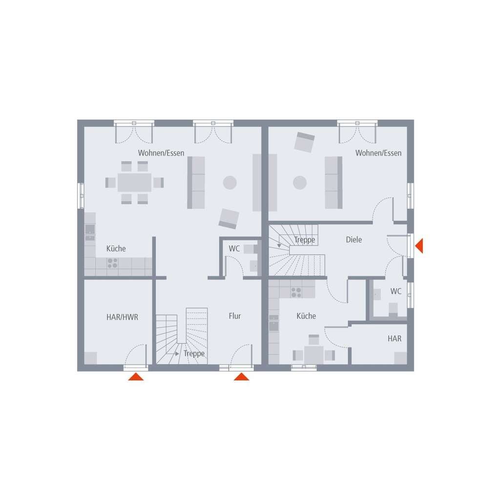Immobilie in Balve - Ein Haus zwei Optionen - Einliegerwohnung auf 2 Etagen / Flexibel Raumplanung für die ganze Familie - Bild 2
